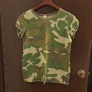 We The Free Green Camouflage Kids Tee